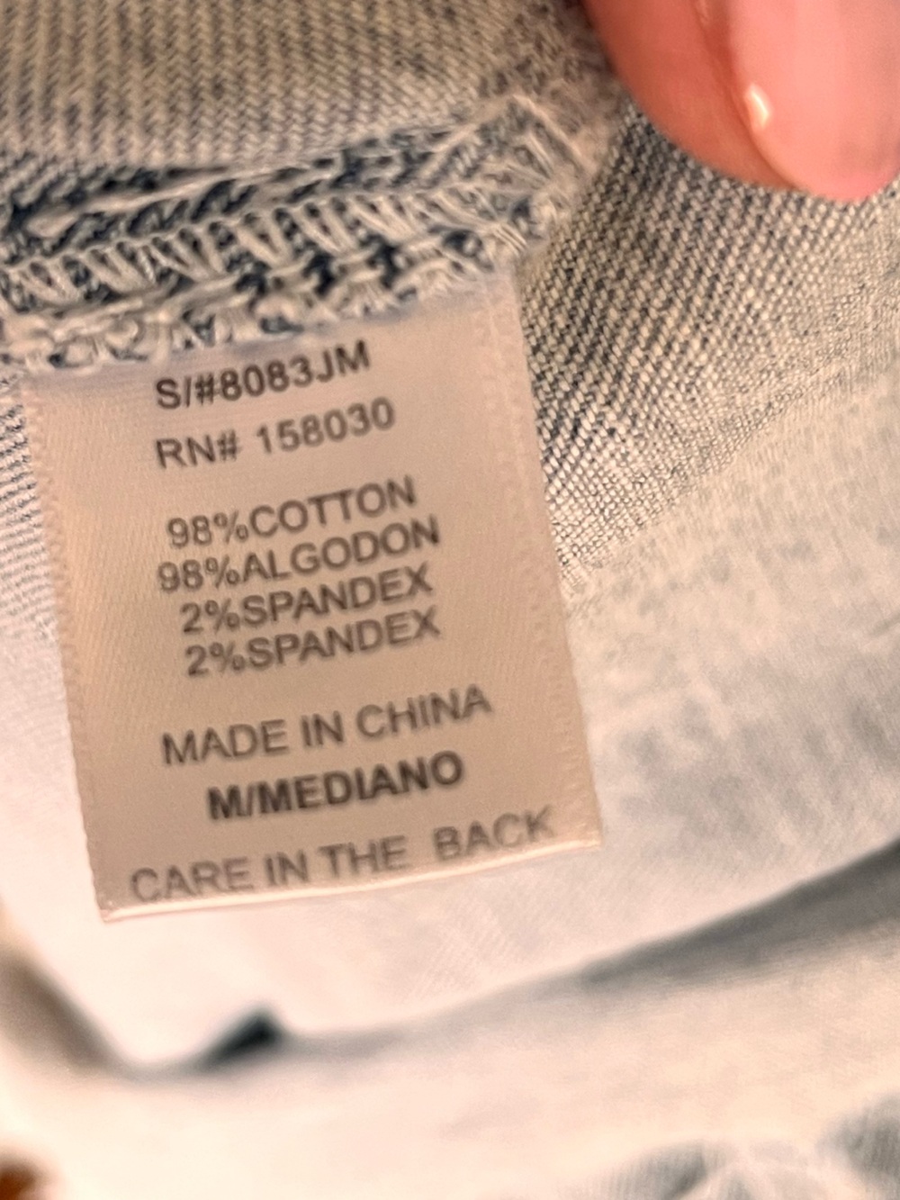 Denim shacket 💙 - Picture 7 of 8
